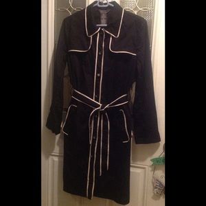 Black trench coat